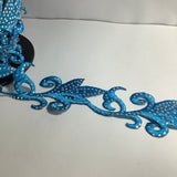 Christine clover heartless motif turquoise