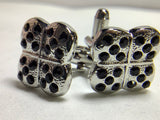 Diamanté cufflink