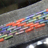 Carnival bugle beading on organisa