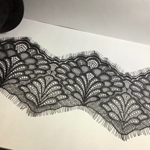 Chic Eyelash Flower  Chantilly lace