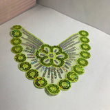 Sequin on organza piece