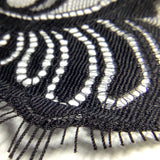 Eyelash Lace Fabric DIY Soft black Nylon Eyelash Lace Trim Chantilly lace