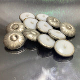 Leather cover button