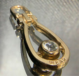 Crystal  decor Zipper pull