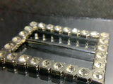 Rectangle diamante buckle