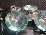 Crystal facet shank button