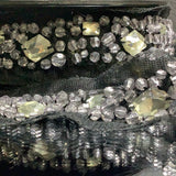 Rhinestone Motif Diamante Crystals Sew on mesh
