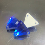 Triangle shape glass bead