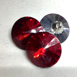 Single quartz stone shank button