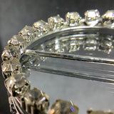 Round crystal buckle - Diamante on claw