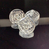 Clear Plastic shank button
