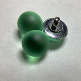 Half dome acrylic mushroom shank buttons