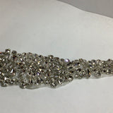 Iron on RHINESTONE BRIDAL BELT