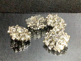 Diamonte encrusted shank button 24mm