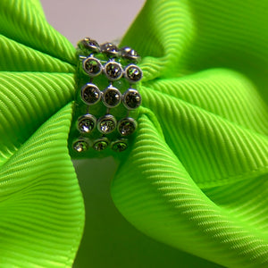 Big Jojo style bow with diamanté
