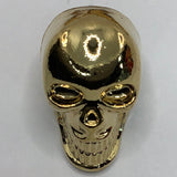 Metal skull shank buttons