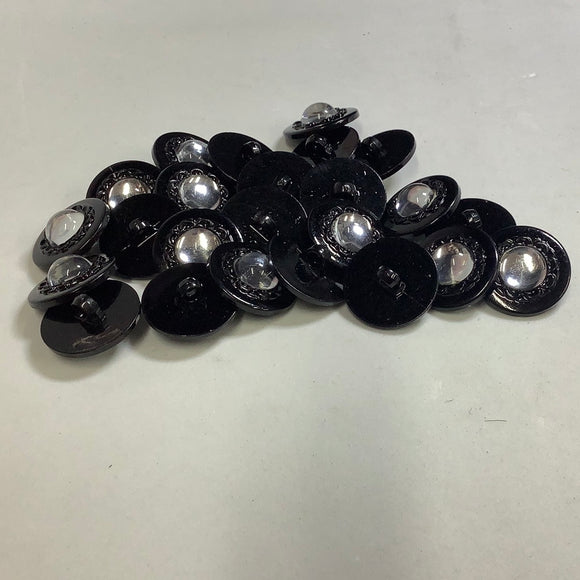 Mirror Dome Shank Buttons