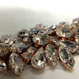 Crystal flora wedding belt