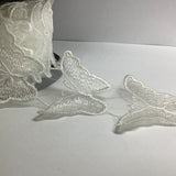 Butterfly motif lace