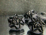 Beaded star button