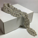 Embellishment Diamante and sequin pearl trims for wedding, evening dress
