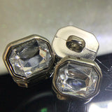 Plastic oval shank button