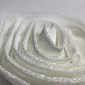 Organza fabric made rosette trim ribbon
