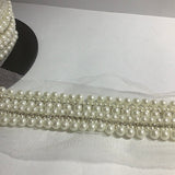 Pearl and Diamanté trim