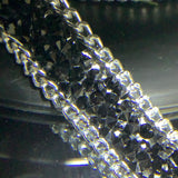 Iron on crystal with chain Trim