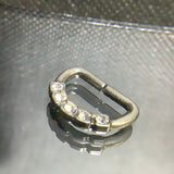 Diamanté D-ring