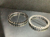 Round crystal buckle - Diamante on claw