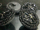 Beaded Wheel button