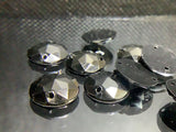 Hand stitching metal sequins half dome beads