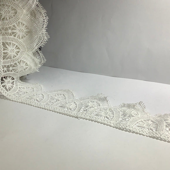 Archway eyelash Guipure lace