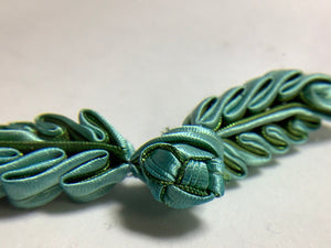 Handmade Double side Leaves Sewing Fasteners Chinese Knot Closure Cheongsam Frog Buttons