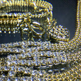 Diamanté necklace