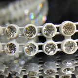 CRYSTAL ON PLASTIC BACKING STRETCH BANDING