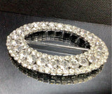 Round crystal buckle - Diamante on claw