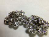 Vintage Clasp, Rhinestone Crystal Clasp, Sweater Clasp, Clasp Closure, Closure Button, Wedding Hook And Eye Closure