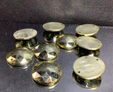 Hand stitching metal sequins half dome beads