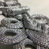 Frog Closure Fasteners Chinese Buttons in Metallic Gold or Metallic Silver