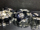 Flower stone shank buttons