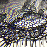 Olive Black Eyelash Chantily lace