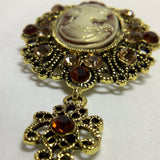 Vintage Gothic Queen Brooch Vintage Brooches