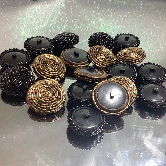 Threading cover button