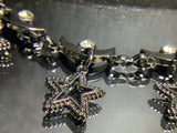 crystal chain with star - deco braclet