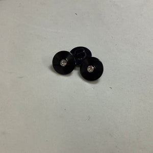 Eyelet plastic Buttons with diamanté