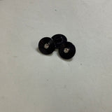 Eyelet plastic Buttons with diamanté