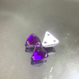 Triangle shape glass bead