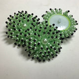 Beaded cover buttons
